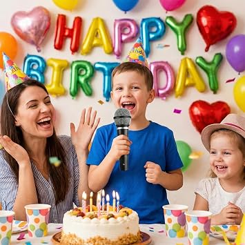 Toy Microphone Prop for Kids,17cm Mini Plastic Microphone,Realistic Fake Mic for Pretend Play,Party Favors,Karaoke,Birthday Supplies