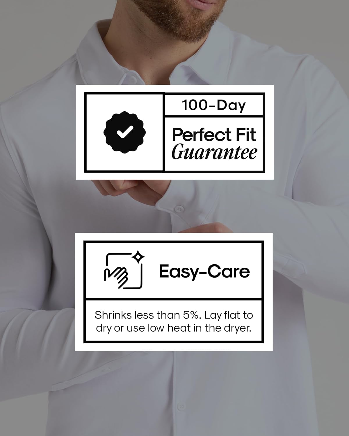 True Classic Long Sleeve Shirts for Men – Casual Mens Dress Shirts, Stretch Button Down Shirt Men, Slim & Relaxed Fits - Image 7