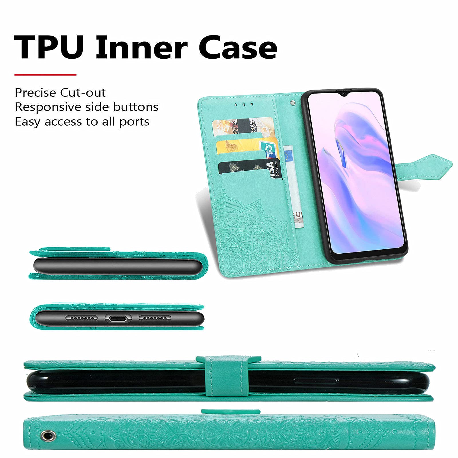 Cover per Blackview A70 / A70E / A70 Pro, Custodia Libro in
