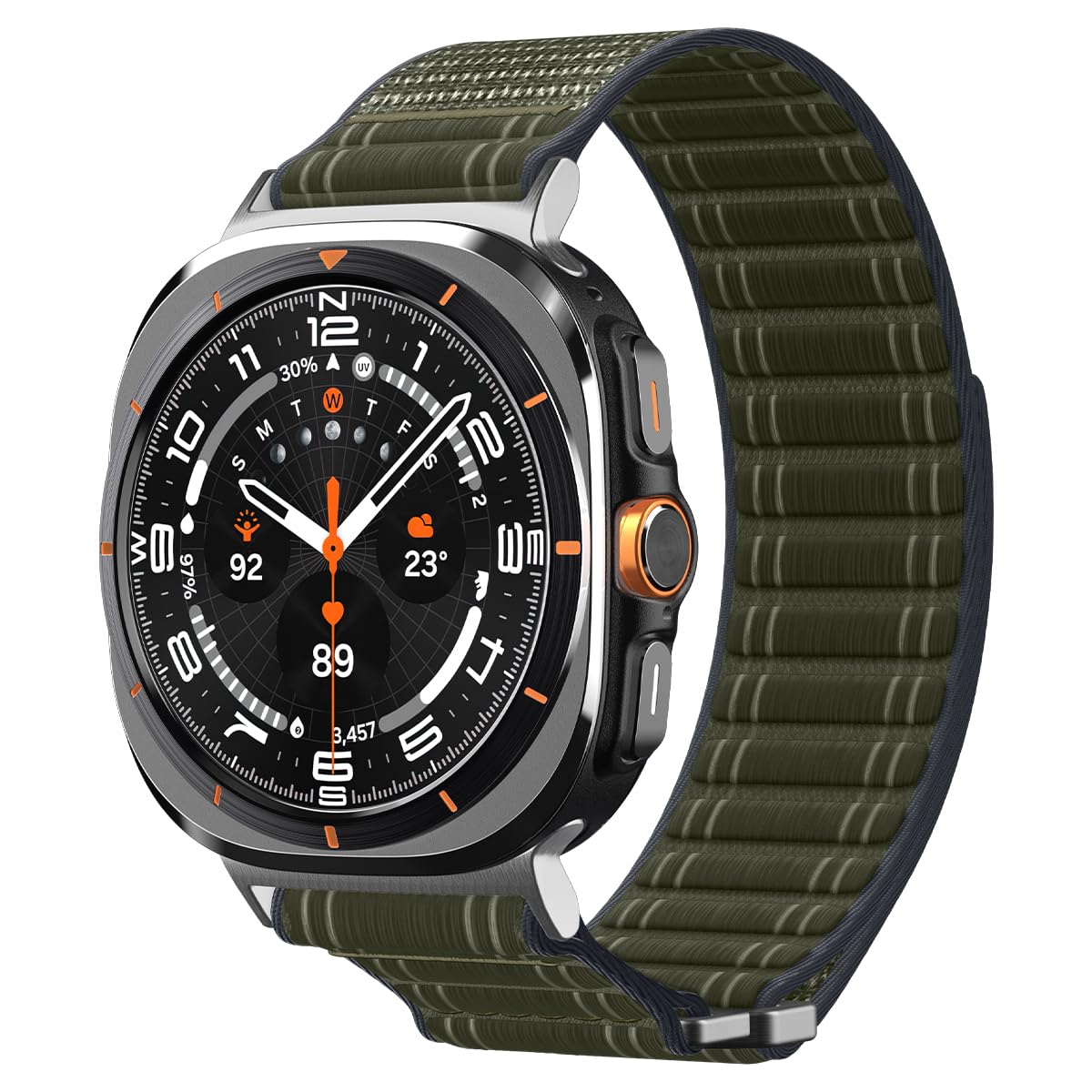 Spigen WBF0 for Samsung Galaxy Watch Ultra 47mm (2025/2024) Modern & Lightweight Fabric Strap Band-image-8