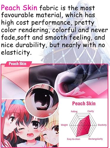 Miniatura 2 de Yestrong Death Note Light Yagami Peach Skin 63.0 in x 19.7 in (63 x 20 pulgadas) Anime Manga Funda de almohada Anime Anime Fundas de cojín