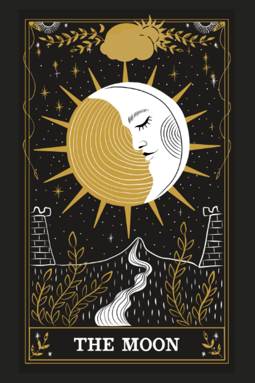 Amazon | Moon Tarot Card: The Moon Tarot Card Notebook
