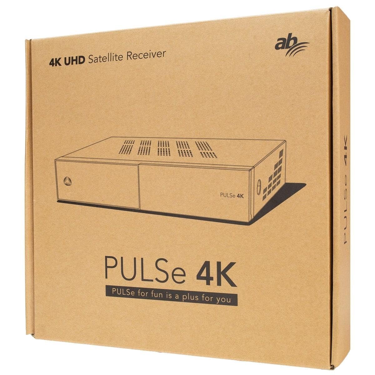 AB Pulse 4K UHD Sat Receiver (2X DVB-S2X Sat, Linux E2, PVR, H.265, HDR10, Ultra HD 2160p, 2 GB RAM & 8 GB Flash, USB 2.0, HDMI, CI, CA-Kartenleser, MicroSD-Slot, LAN, schwarz, 2TB)