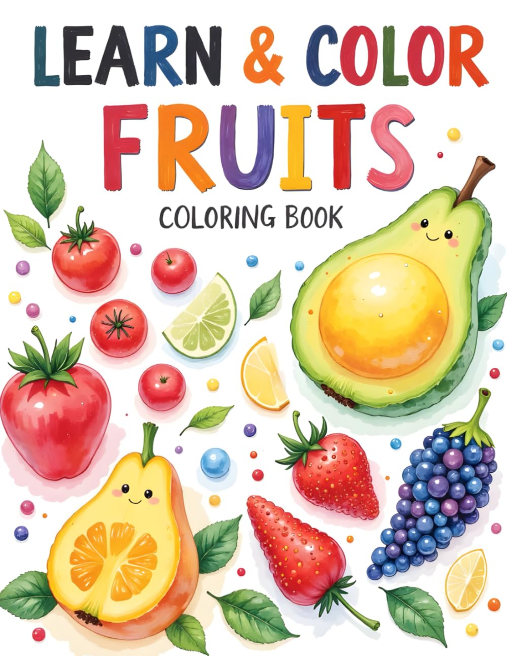Learn & Color – My First Fun Learning Fruits Book