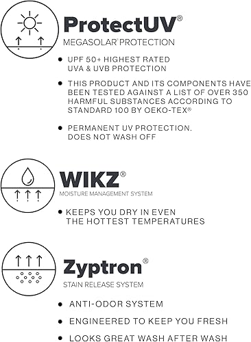 Miniatura 7 de Denali Performance Teaser playera manga larga con mega protección solar UV UPF 50+ para hombre