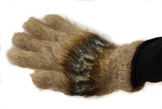 Tumia LAC 100% Alpaca Gloves - Black at Amazon Men's Clothing store