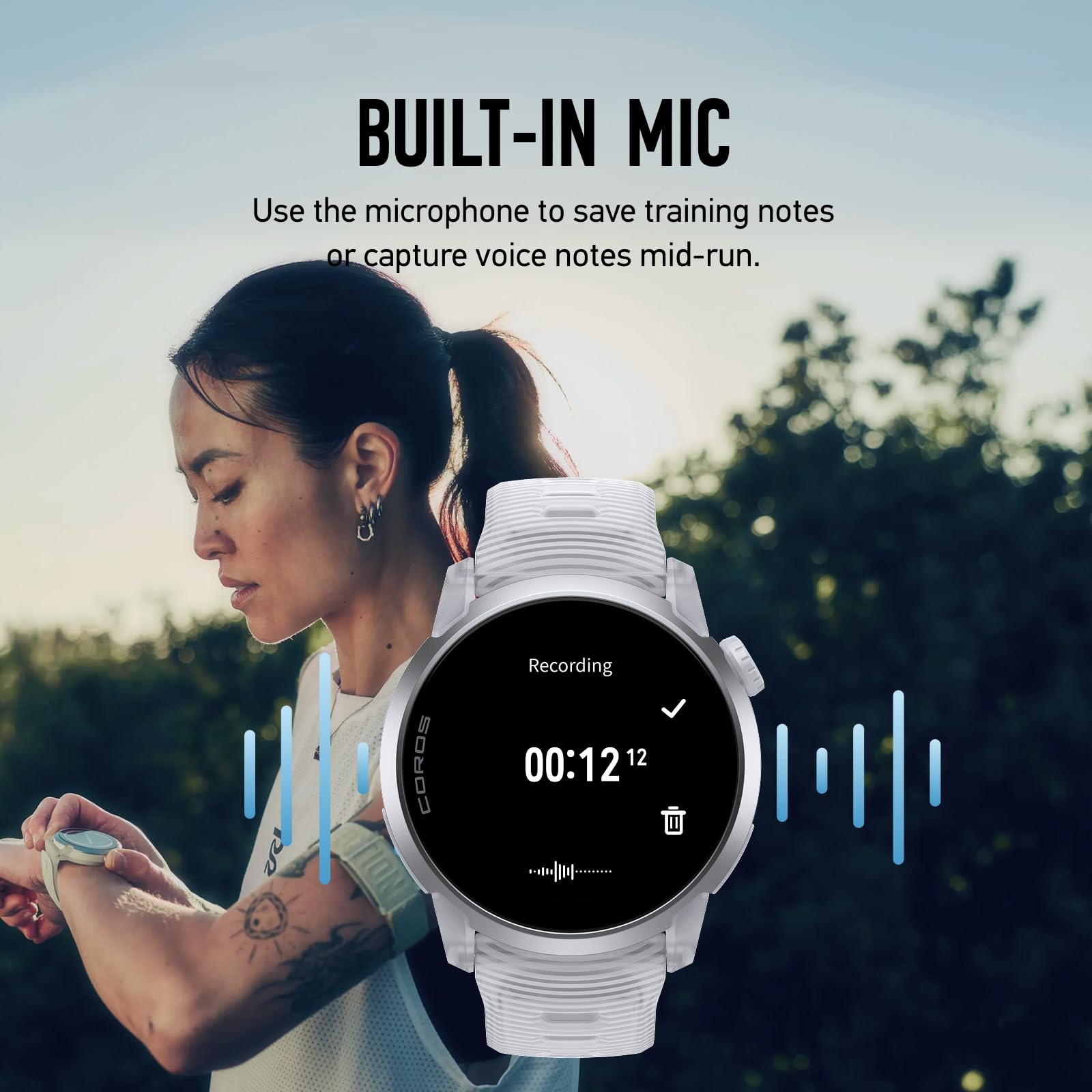 COROS PACE 4 Ultralight sportowy zegarek GPS - neonowy żółty silikon | 1,2-calowy ekran dotykowy AMOLED, 19 dni codziennego użytkowania, sterowanie głosowe, zaawansowane narzędzia treningowe