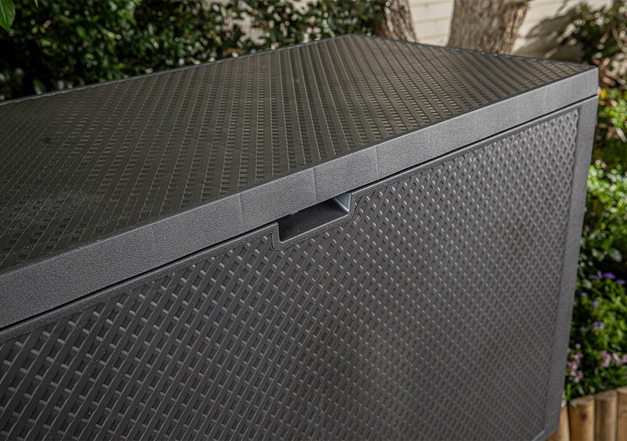 Keter Emily Boîte de rangement Graphite 270 l