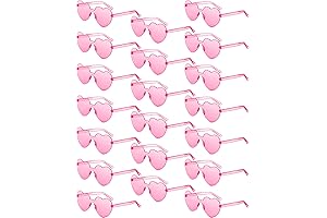 Colorful Heart-Shaped Sunglasses for Girls Ages 4-6