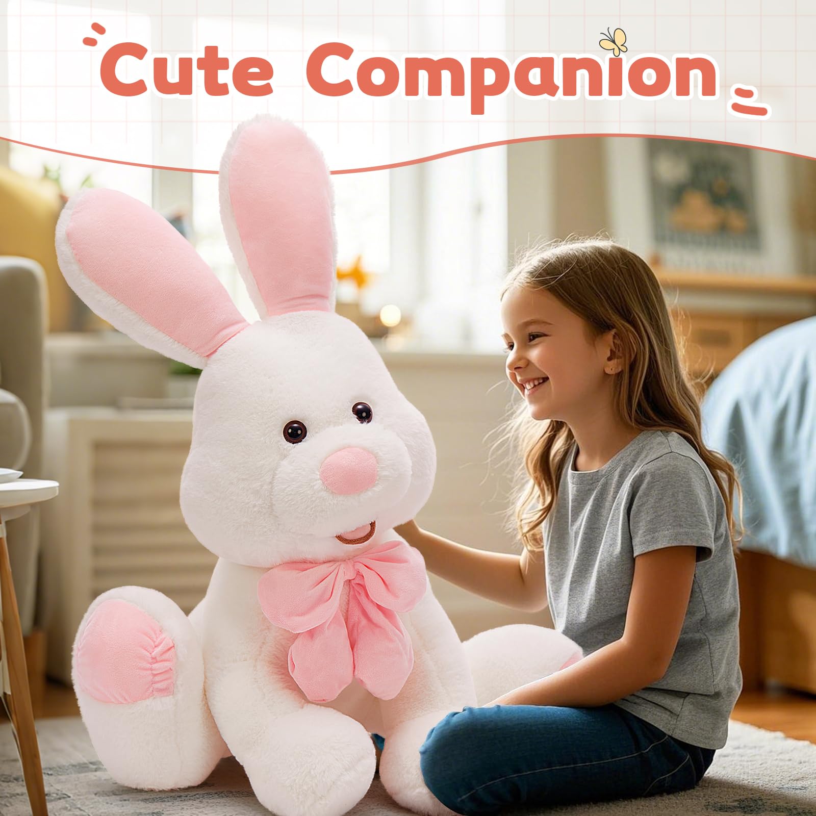 Amazon.com: MorisMos Large Bunny Stuffed Animal 31.5'' Giant