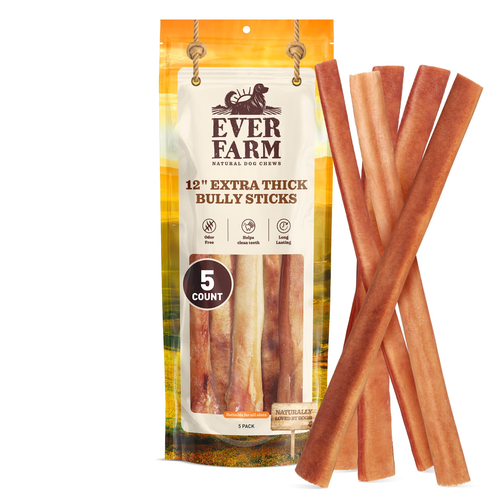 EVER FARM Jumbo Bully Sticks