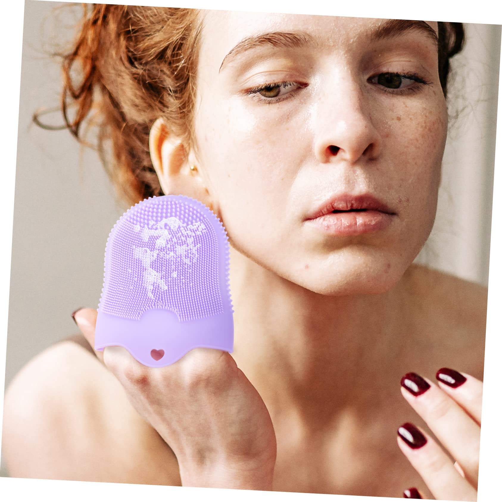 Beavorty 5stücke -gesichtsreinigungsbürste Für Tiefenwirksame Sanfte Massage Und Peeling Handschuhförmig Hautfreundliches Material Für Und