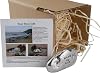 I Love You, You are My Rock Valentines Idea - Solid Metal Heavy Polished Rock Gift for Him Or Her Silver