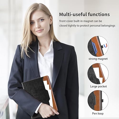 Miniatura 5 de Funda para Samsung Galaxy Tab A7 de 10,4 pulgadas 2020 (SM-T500T505T507) - Funda de piel sintética con soporte de mano y bolsillo, funda para