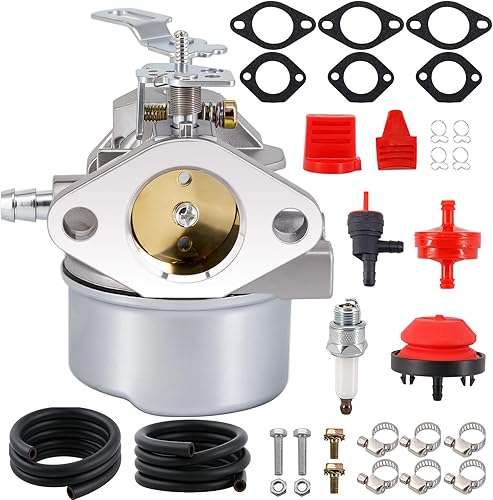 Carburador 640052 para Generadores, Máquinas quitanieve, Trituradoras o Picadoras Tecumseh HMSK80 HMSK90 de 8HP, 9HP, 10HP LH318SA LH358SA,