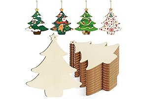 DIY Christmas Tree Ceramic Ornaments to Paint