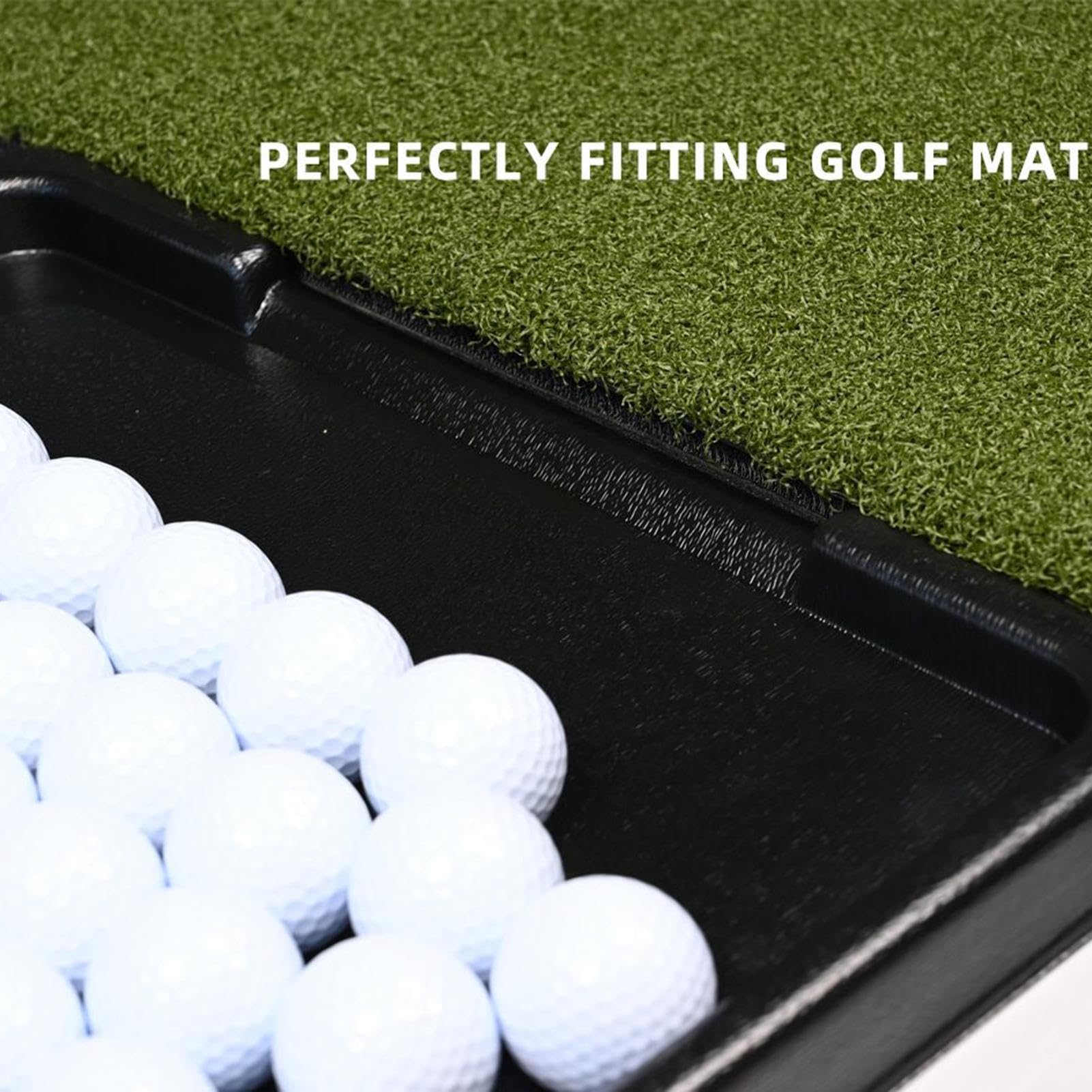 Plateau pour Balles De Golf – Conteneur pour Balles De Golf | Organisateur De Rangement avec Capacité De 50 Bales, pour Femmes Et Hommes, Ventilateur De Sport, Intérieur Et Extérieur, Terrain De Cond
