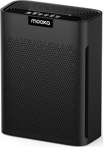Miniatura 10 de Purificadores de aire para el hogar habitación grande 61 m² con filtros lavables, MOOKA H13 HEPA Purificador de aire para el hogar, habitación de