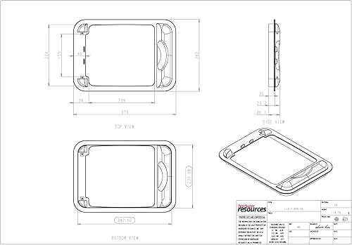 Miniatura 6 de Hardware Resources CAN-50LIDG - Tapa de contenedor de residuos de plástico verde, verde