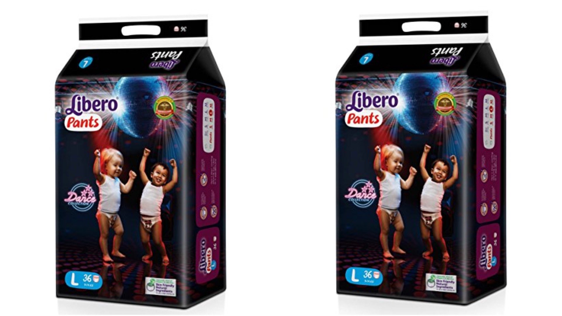 Libero Baby Diaper Pants (Large) - Pack Of 2