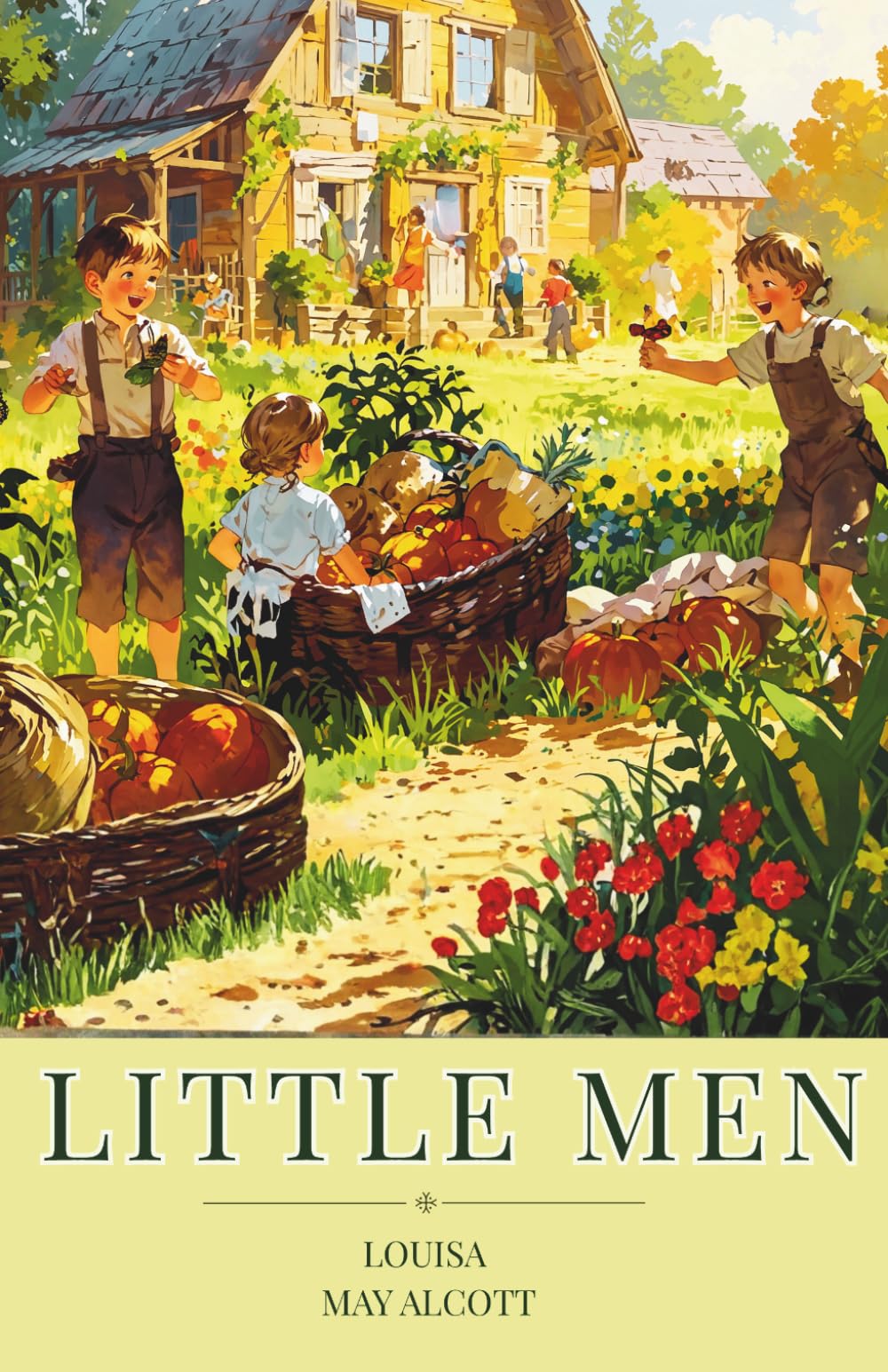 Little Men: 1871 American Literature Classic of Coming of Age through Moral and Domestic Values