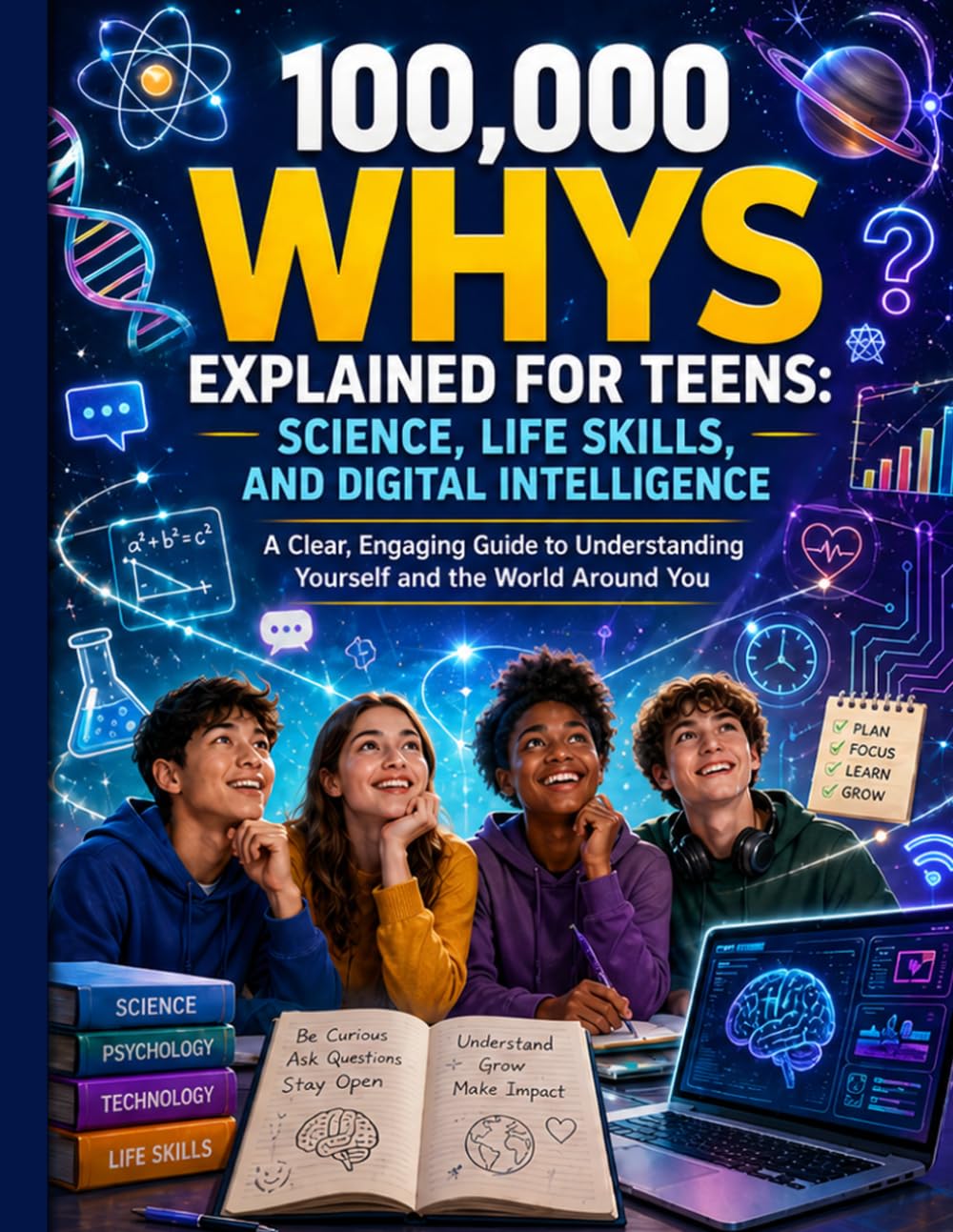 100,000 Whys Explained for Teens: Science, Life Skills, and Digital Intelligence; A Clear, Engaging Guide to Understanding Yourself and the World Around You