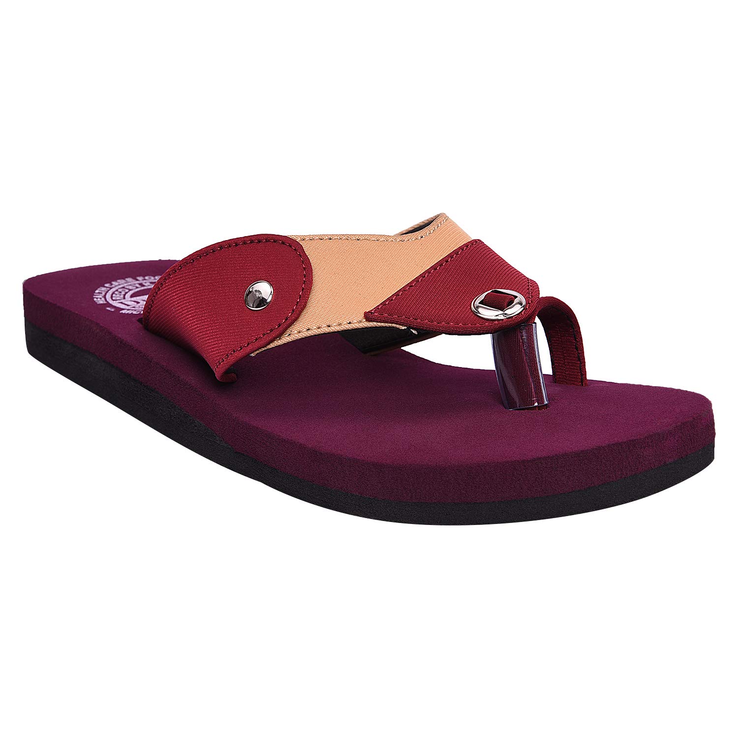 DR PLUS Womens Maroon Diabetic & Orthopedic Slipper - 8 UK (B07R684LK1) Amazon Price History, Amazon Price Tracker