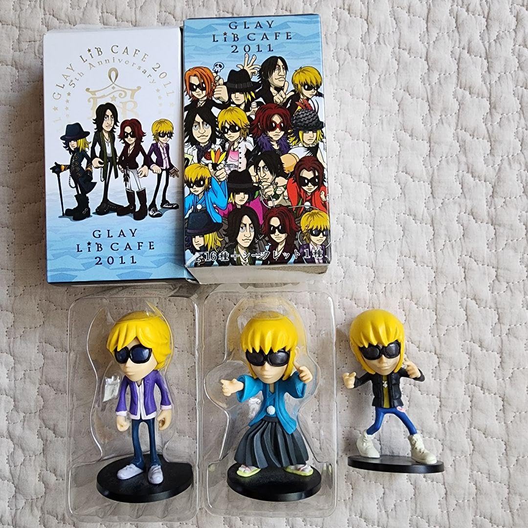 Amazon.co.jp: GLAY JIRO フィギュア 3点セット おまけ : おもちゃ