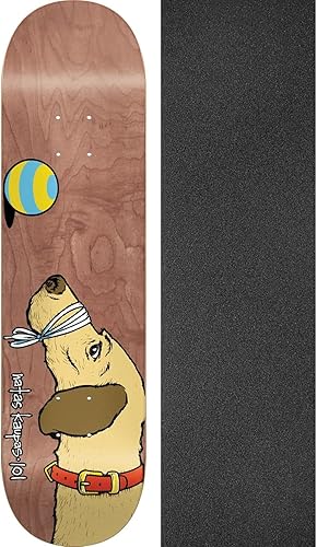 101 tablas de patineta Natas Kaupas para perro, 8.25 x 32 pulgadas, con cinta adhesiva negra Jessup, paquete de 2 artículos