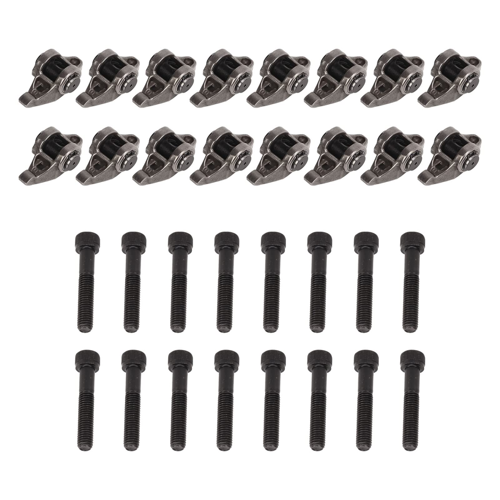 NDNCZDHC Rocker Arms Bolts with Trunnion Fit for LS1 LS2 LS6 LR4 Vortec 5300 LM7 L59 LM4 L33 LQ4 LQ9 4.8 5.3 5.7 6.0 Engines