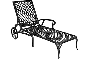 VINGLI Patio Chaise Lounge - Comfort at Your Fingertips