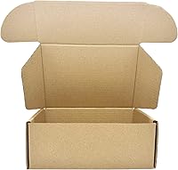Vista 3 de Cajas de envío pequeñas de 6 x 2.6 x 2 pulgadas, paquete de 50 cajas de envío de cartón corrugado, caja de correo móvil para negocios