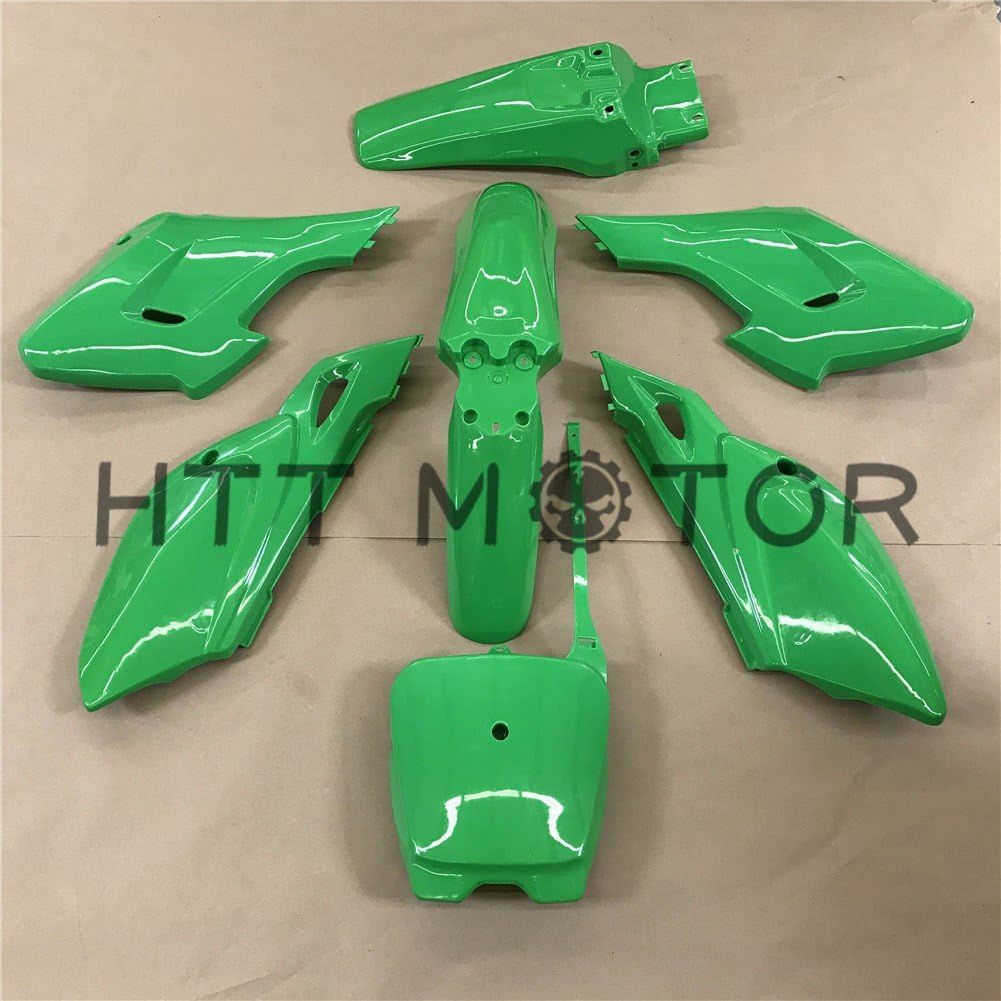 XKMT-7 PCs Green Plastic Fairing Body Cover Kits Compatible With Baja Dirt Runner 125 [B076XWT562]