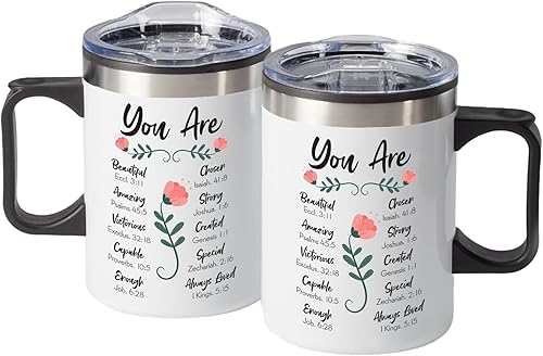 Miniatura 9 de Taza con versículo bíblico y caja de regalo, regalos cristianos para mujeres de fe, regalos inspiradores para mujeres, regalos religiosos para