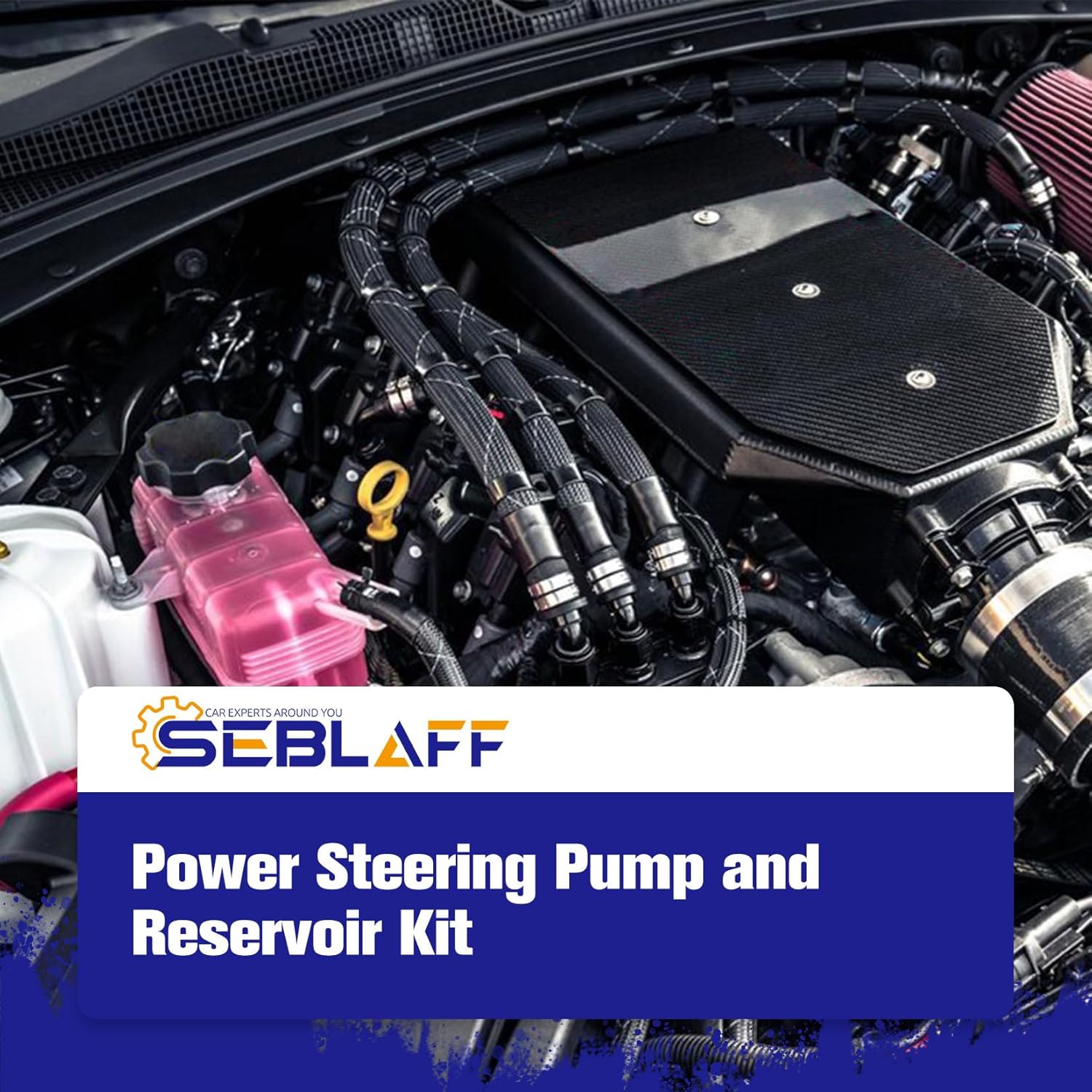 Power Steering Pump and Reservoir Kit Replacement for Ca-maro 1995-2002 Replacement for Firebird 1995-2002