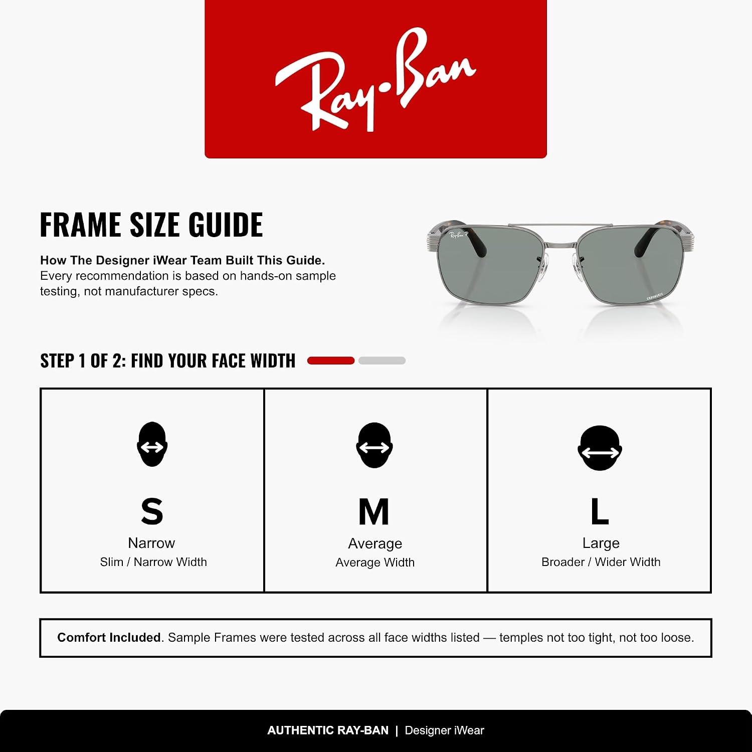 Ray-Ban RB3751CH Polarized Square Sunglasses for Men for Women