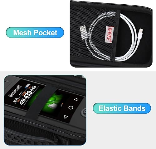 Miniatura 3 de BOVKE Funda de transporte compatible con Blue Tees Golf Player+ altavoz GPS con pantalla táctil, soporte portátil para altavoz GPS de golf con