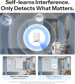 SONOFF SNZB-06P24 Zigbee Presence Sensor, 24GHz mmWave & Light Sensor, Zone Positioning, Self-Learning Calibration, Ceiling Mount, Works with Home Assistant, Alexa, SmartThings, Hub Required