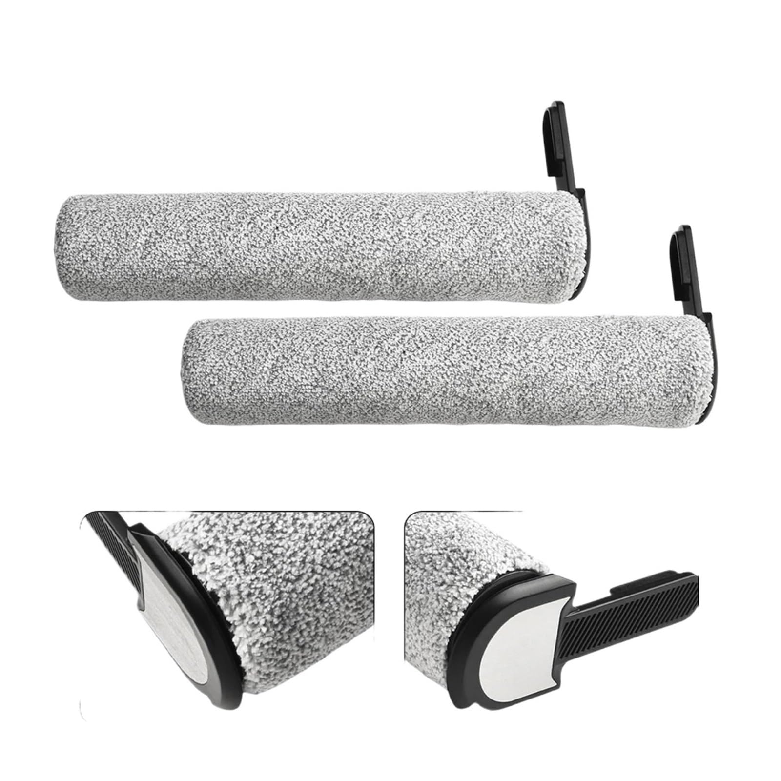 Accesorios for máquina de limpieza de cepillo de rodillo de repuesto for aspiradora en seco y húmedo, cepillos de rodillo de 1/2 uds, compatibles con Laresar, M3(SET2)