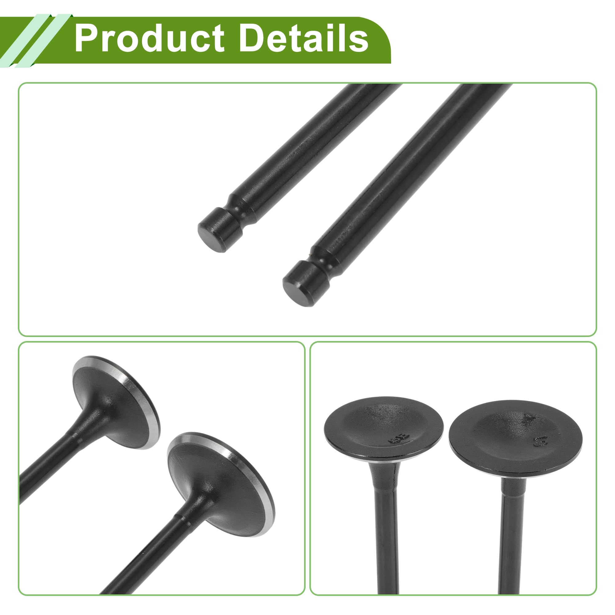 No.SMR994497 Kit Valvole Di Aspirazione E Scarico Motore Per Mitsubishi Outlander 2.4 2004-2006 16 Pezzi Guarnizioni Valvole Di Aspirazione E Scarico 1 Set
