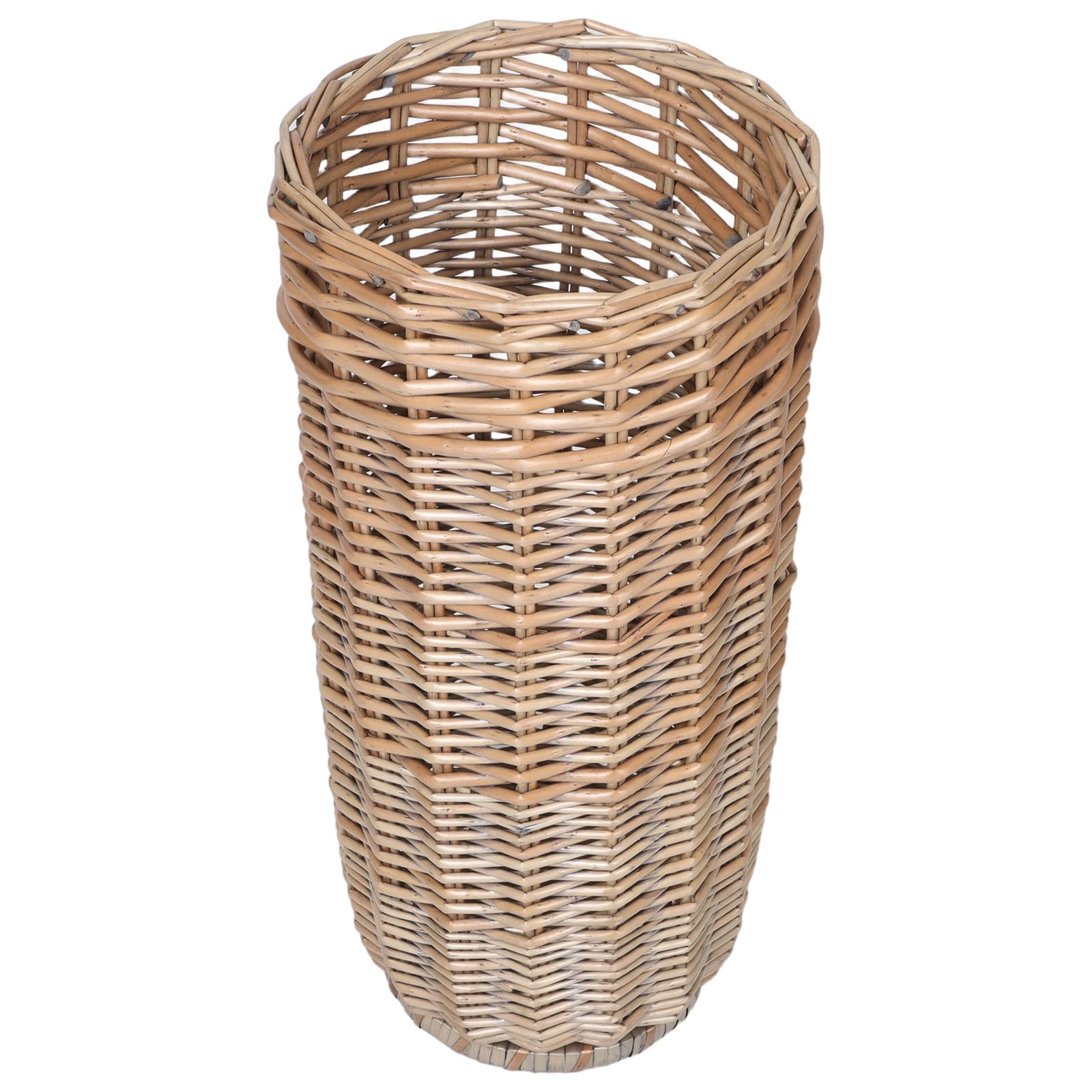 Porte-parapluie en rotin pour stopper l'humidité et embellir votre entrée