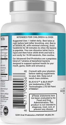 Miniatura 8 de Probióticos orales para niños, probiótico para el cuidado bucal para niños, suplemento de prevención de la caries y tratamiento del mal aliento