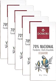 Domori - Single Origins Chocolate Bundles (Ecuador 70%, 5 Pack)