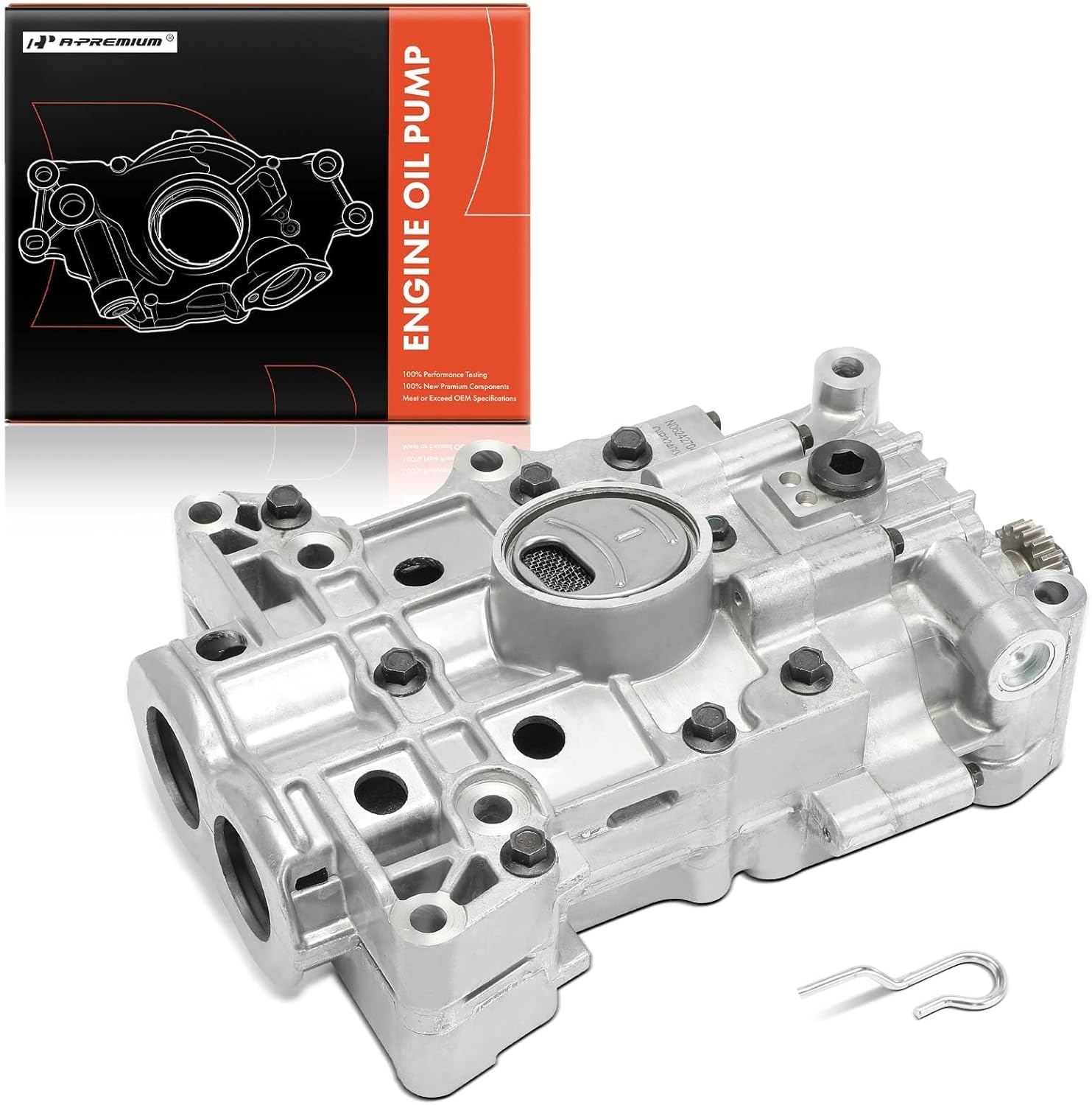 A-Premium Engine Oil Pump for 2.4L - Compatible with Kia Sorento 2013-2018, Sportage 2014-2016 L4 & Hyundai Tucson 2014-2015, Santa Fe Sport 2013-2016