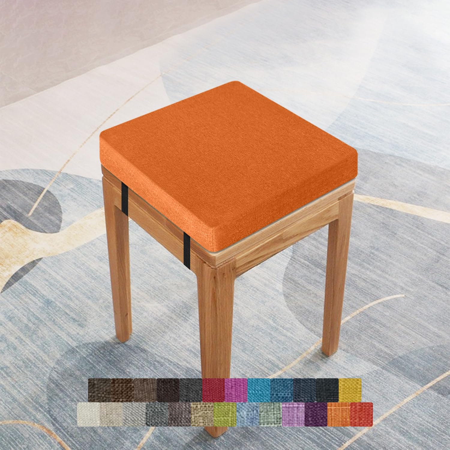 Coussin de chaise lavable antidérapant et réglable pour un confort d'assise durable