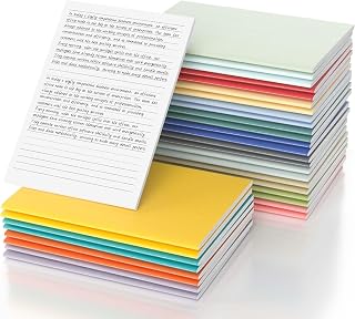 Oucaru 32 Pack Lined Notebook Journals Bulk, A5 College Ruled Notebooks | 16 Vibrant Colors, 60 Pages (30 Sheets) Each, 8.3 x 5.5 Inch Notebooks for School, Students, Writing, Office and Daily Notes