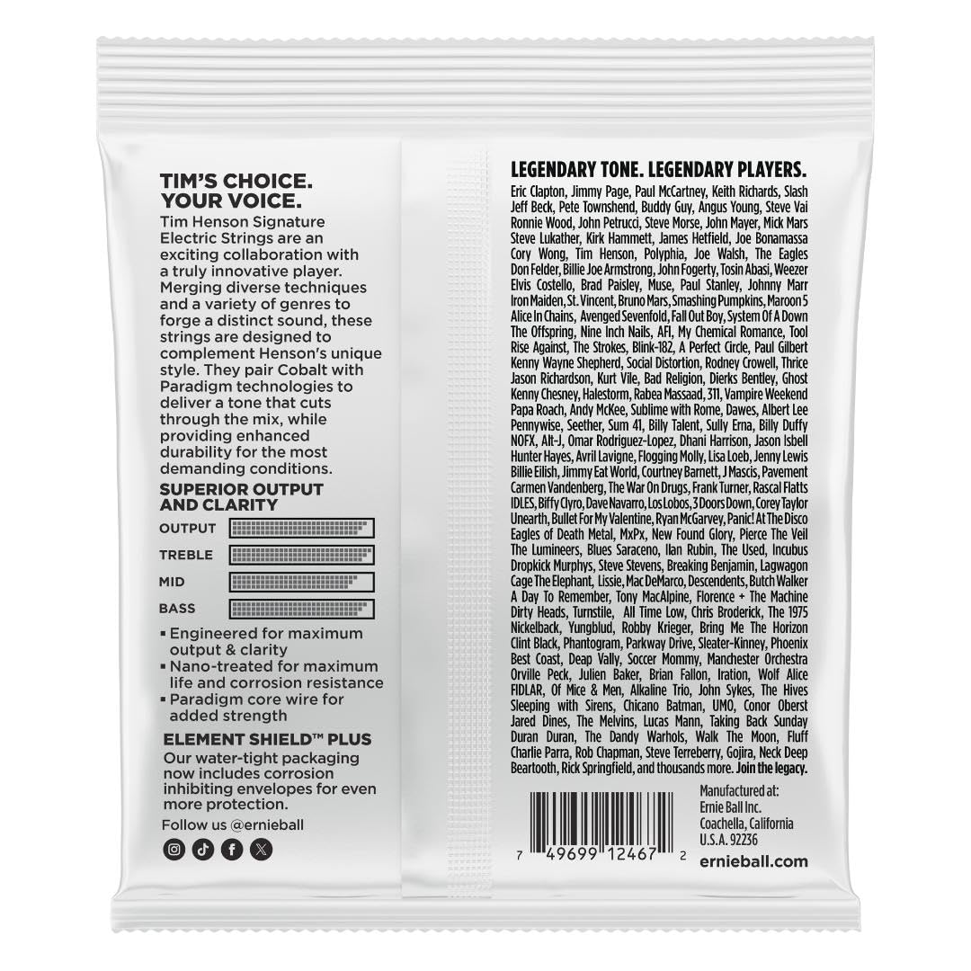 Ernie Ball Tim Henson Signature Electric Guitar Strings - 9.5-46
