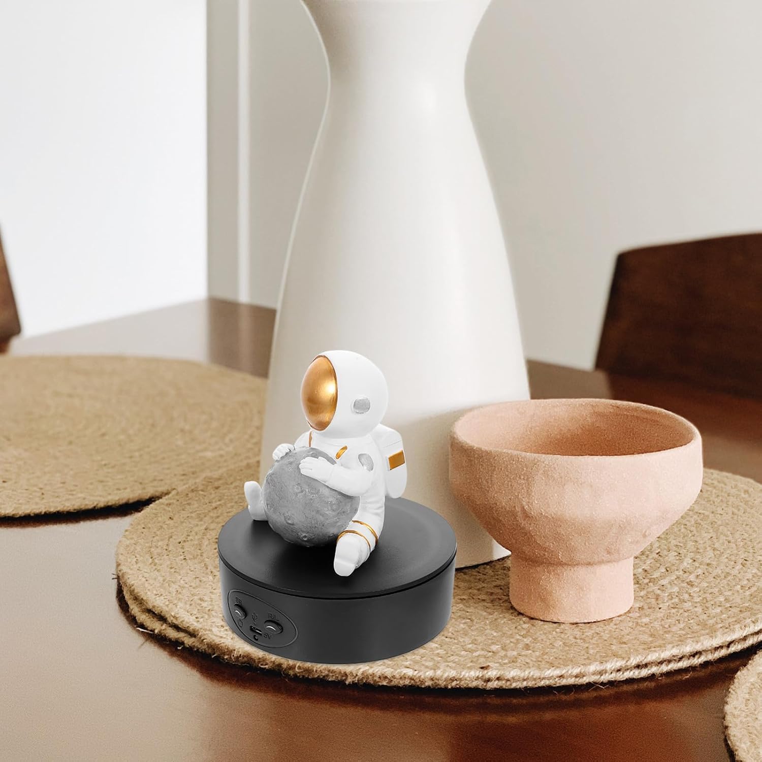 Mini 360 Degree Quiet Turntable Stand for Convenient Display