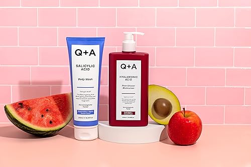 Miniatura 9 de Q+A Gel de baño con ácido salicílico, gel de baño, exfolia, suaviza y suaviza la piel con una mezcla de ácido salicílico, corteza de sauce blanco y