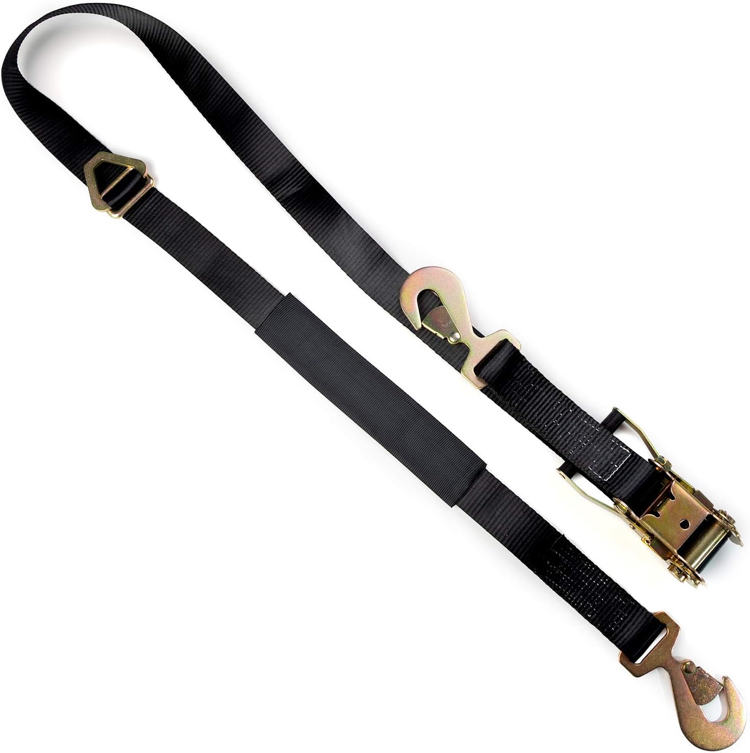 Top Rated Krator 2 x 8ft Ratchet Tie-Down Straps with Snap Hooks 2,000 lbs Working Load Limit - Extra Heavy Duty Ratcheting Tie-Downs for Towing, Race Car Hauling, Tow Trucks, or Wreckers, Black Best Deal Cheap 🛒 Krator 2 x 8ft Ratchet Tie-Down Straps with Snap Hooks 2,000 lbs Working Load Limit - Extra Heavy Duty Ratcheting Tie-Downs for Towing, Race Car Hauling, Tow Trucks, or Wreckers, Black